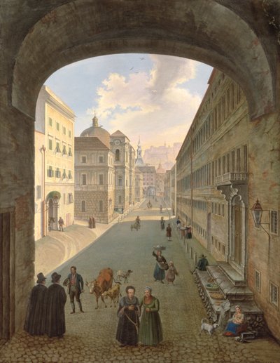 Palais Lodron, Salzburg, 1833 by Hubert Sattler